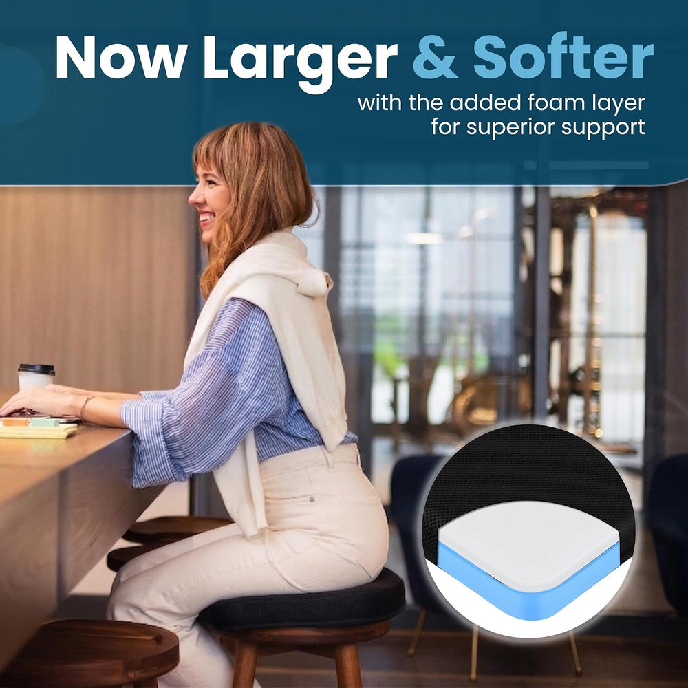 ComfiLife Ergo-Gel + Comfort Foam Airplane Seat Cushion – Travel Seat Cushion...