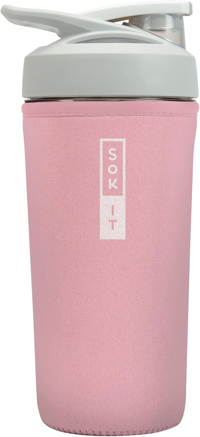 Sok It BotlSok Protein Blender Shaker Bottle Sleeve Insulated Neoprene Cover by SokIt