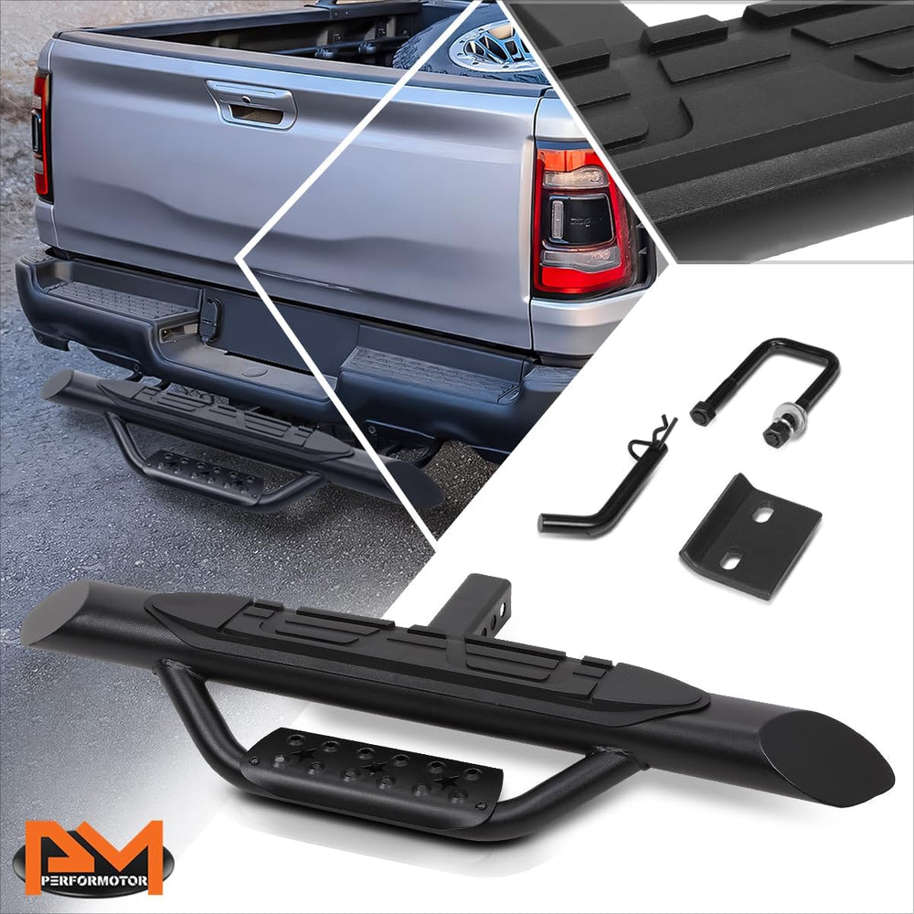PM PERFORMOTOR Universal Truck Trailer Tow Hitch Step Fits 2" Receiver,R...