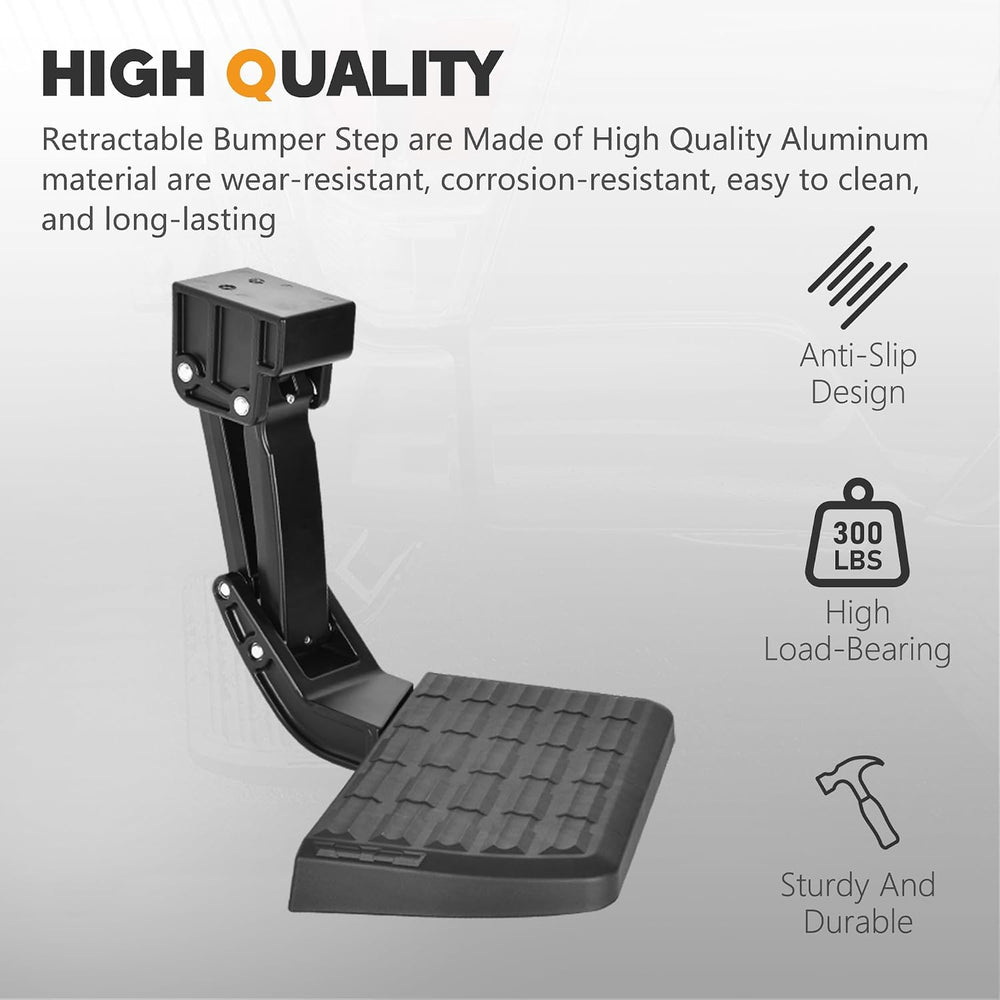 75306-01A Rear Bed Step Compatible with 2009-2018 Dodge Ram 1500, Ram 2500/35...