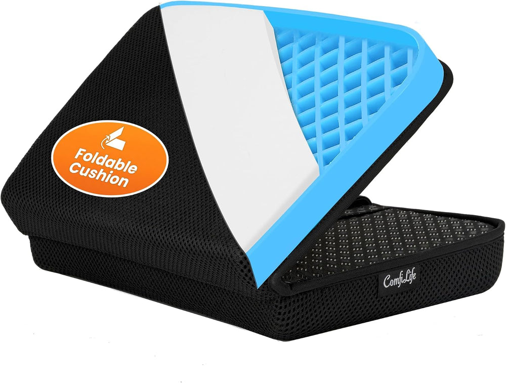 ComfiLife Ergo-Gel + Comfort Foam Airplane Seat Cushion – Travel Seat Cushion...