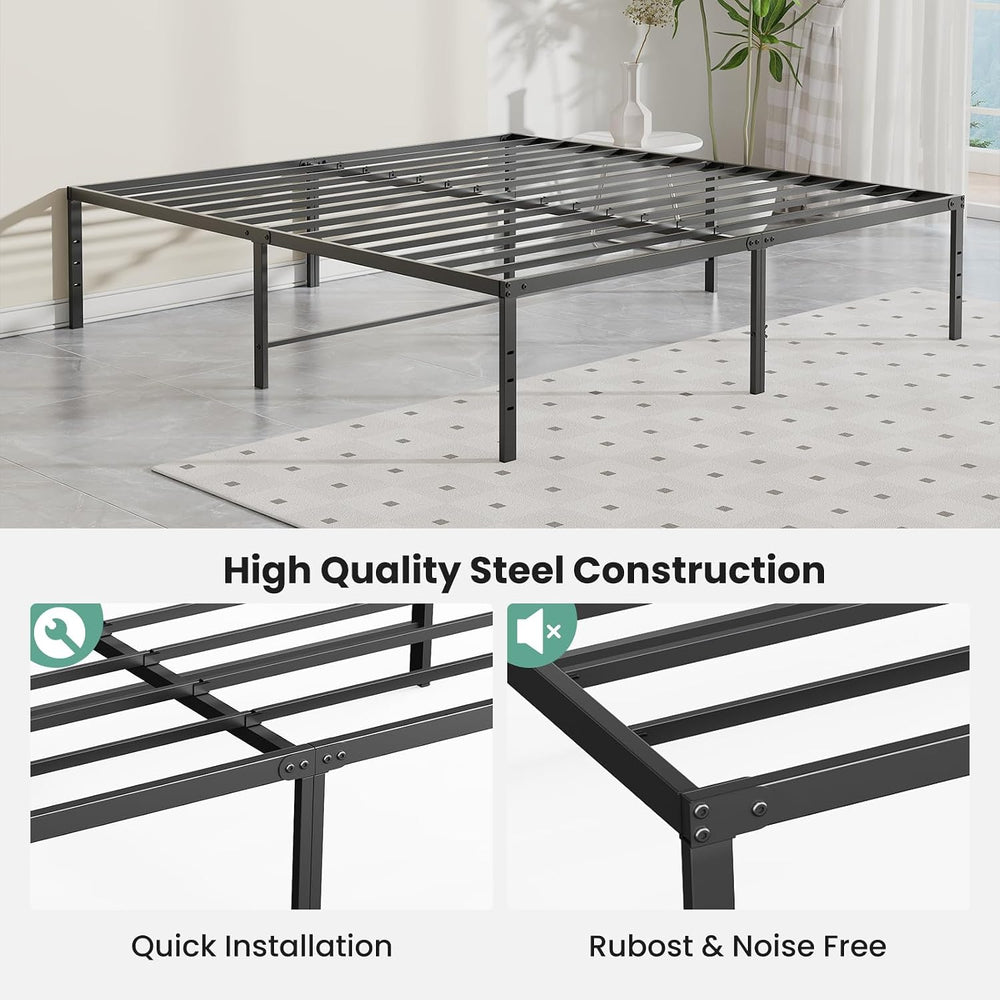 DUMOS Full Bed Frames, 16 Inch Height Metal Platform Bed Frame