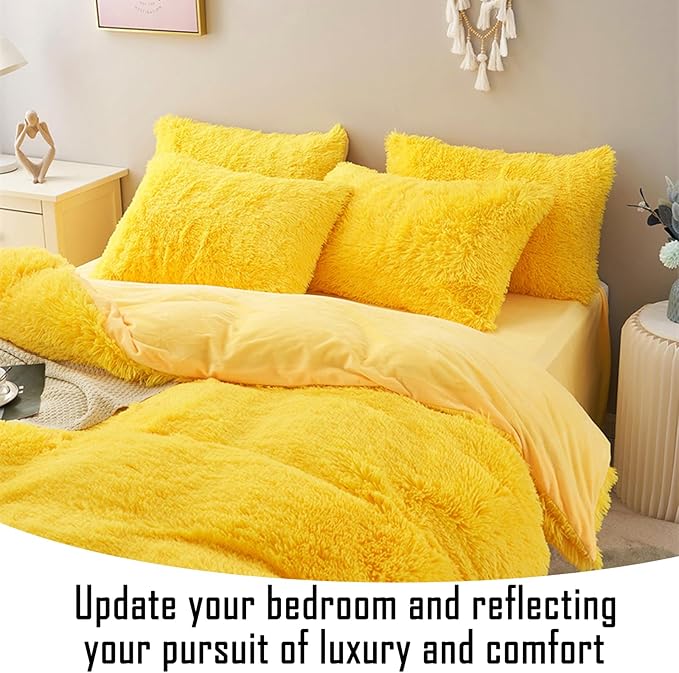 MorroMorn Decorative Pillows Covers, 2 Packs Faux Fur Pillow Cases Standard Size - Image 6