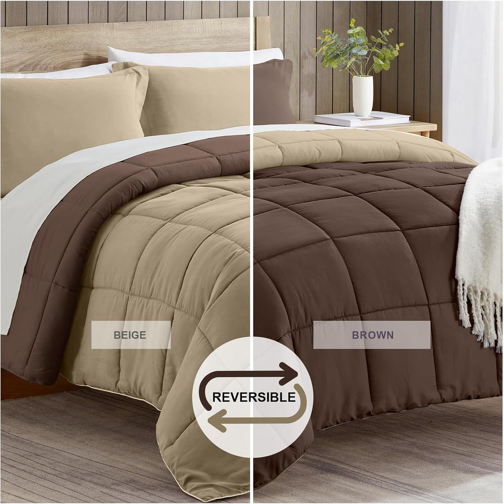 satisomnia Twin Size Comforter Set 2 Piece, Lightweight Bed Comforters