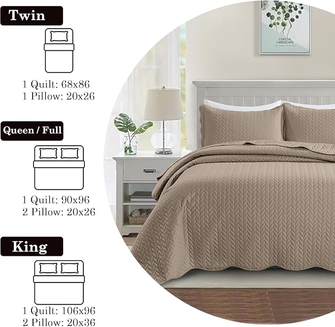 IR Imperial Rooms 8 Pack California King Quilt Bedding Set - Image 7