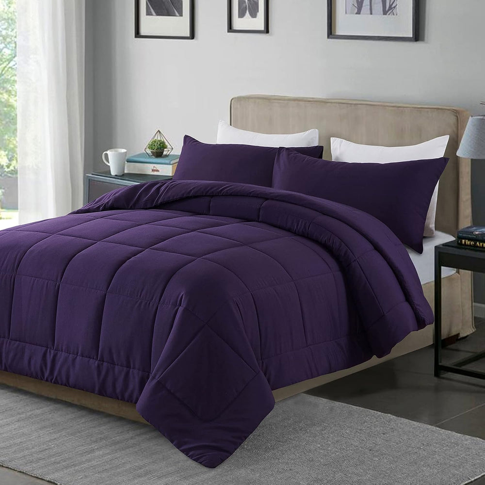 DOWNCOOL King Size Comforter Set -All Season Bedding Comforters Sets with 2 P...