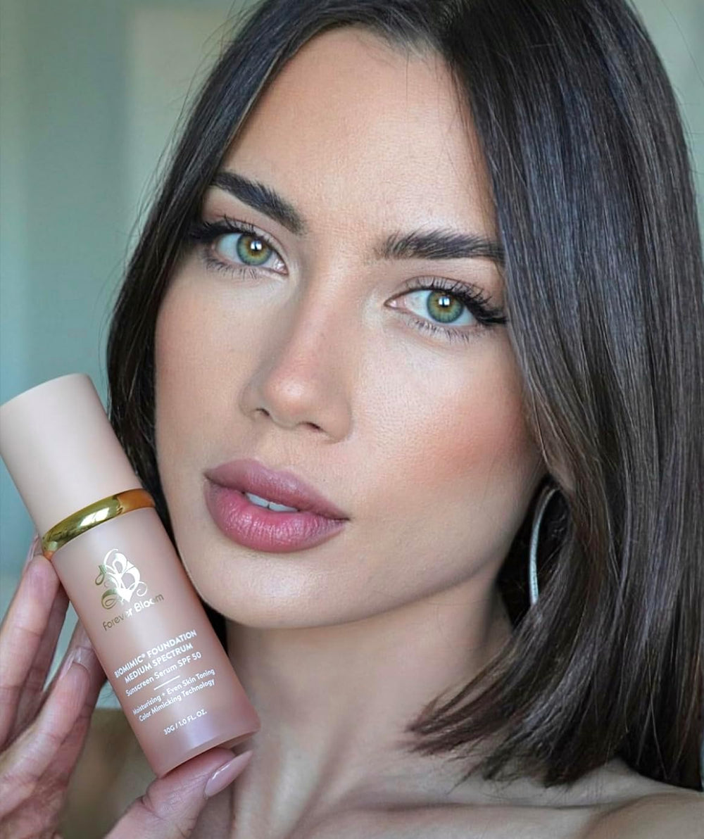 Forever Bloom Biomimic 4-in-1 Color Changing Foundation SPF 50, Medium