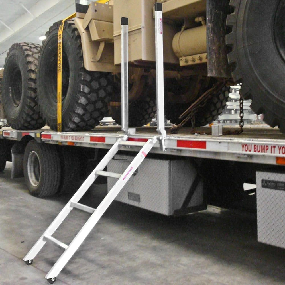 48" Step Deck Ladder, Aluminum, Transport Truck, for 28" to 42"...