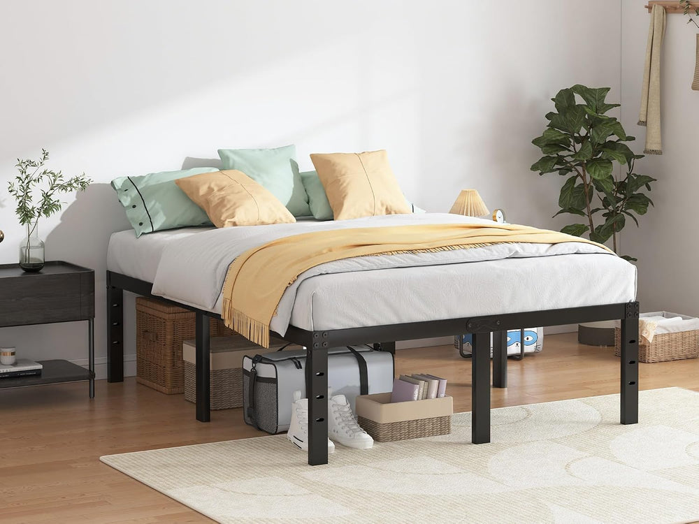 QEROMY Full Size Bed Frame - 18 in Sturdy Platform Bed Frame Full