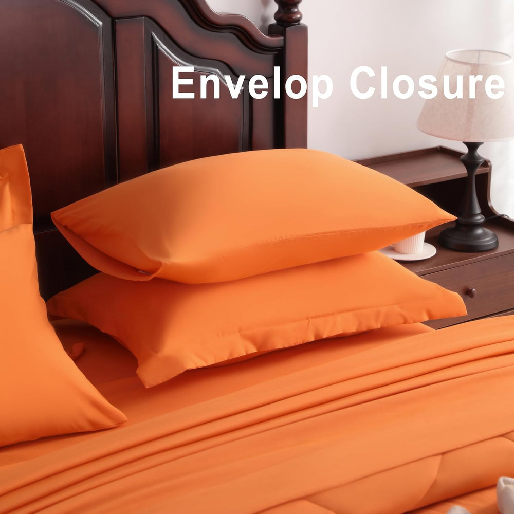 7-Piece Queen Comforter Set with Sheets – Soft and Breathable All-Season Quee...