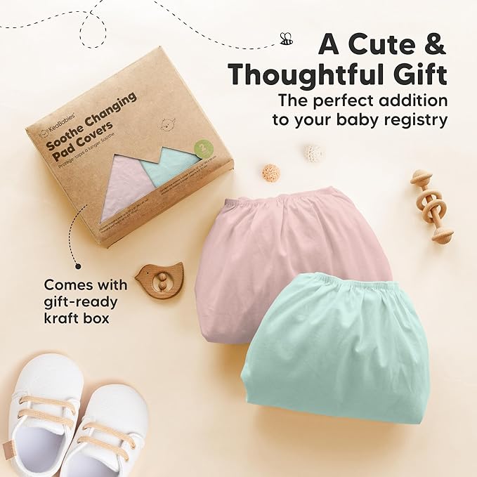 2-Pack Organic Changing Pad Covers - Image 9