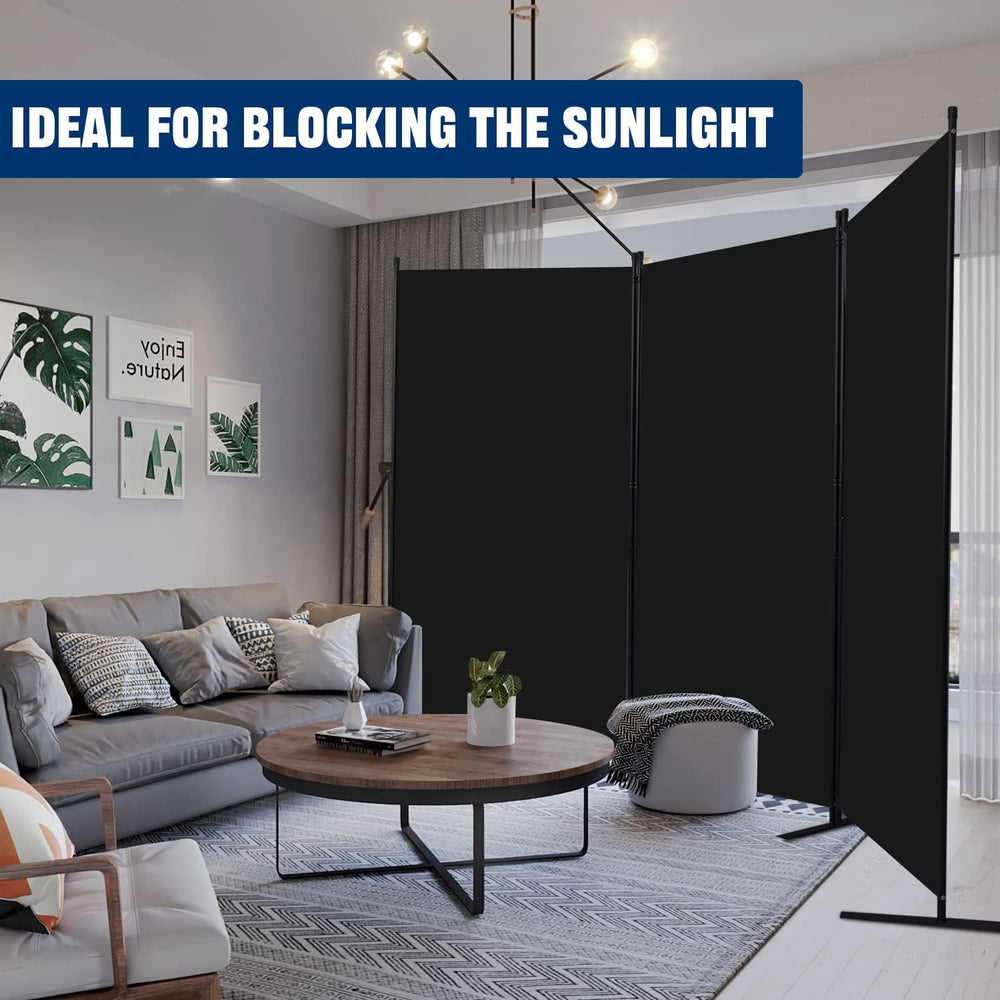 Room Divider 3 Panel-102''Wide,6FT Room Dividers and Folding Privacy ...