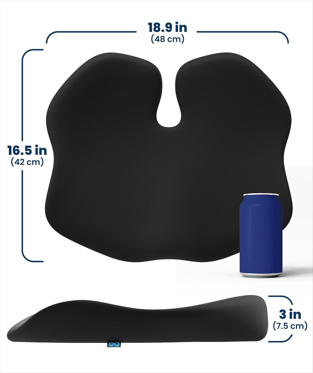 Everlasting Comfort Car Seat Cushion for Driving - Orthopedic Car Cushion for...