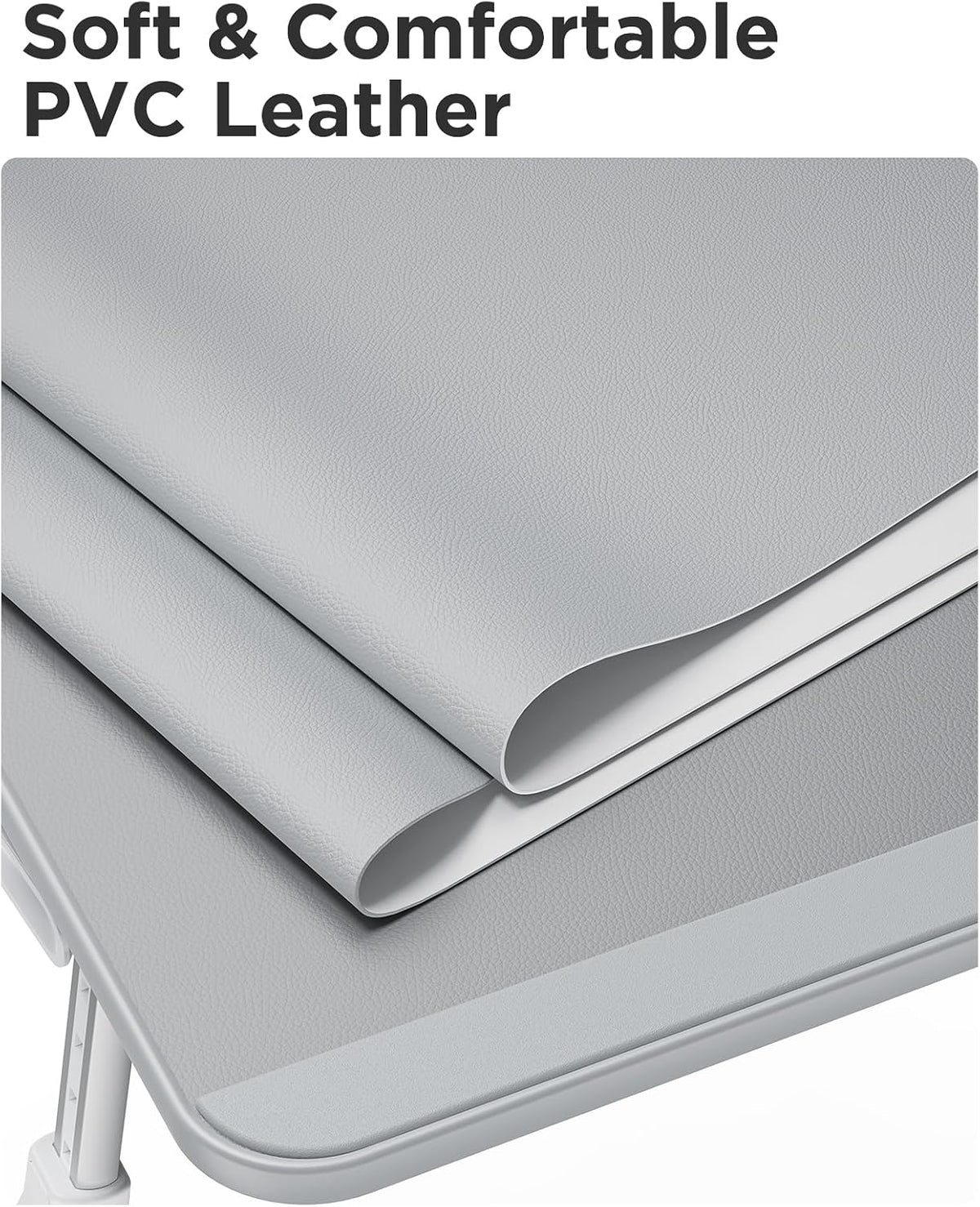 saiji non-slip leather laptop bed tray table,lap desk, view 9