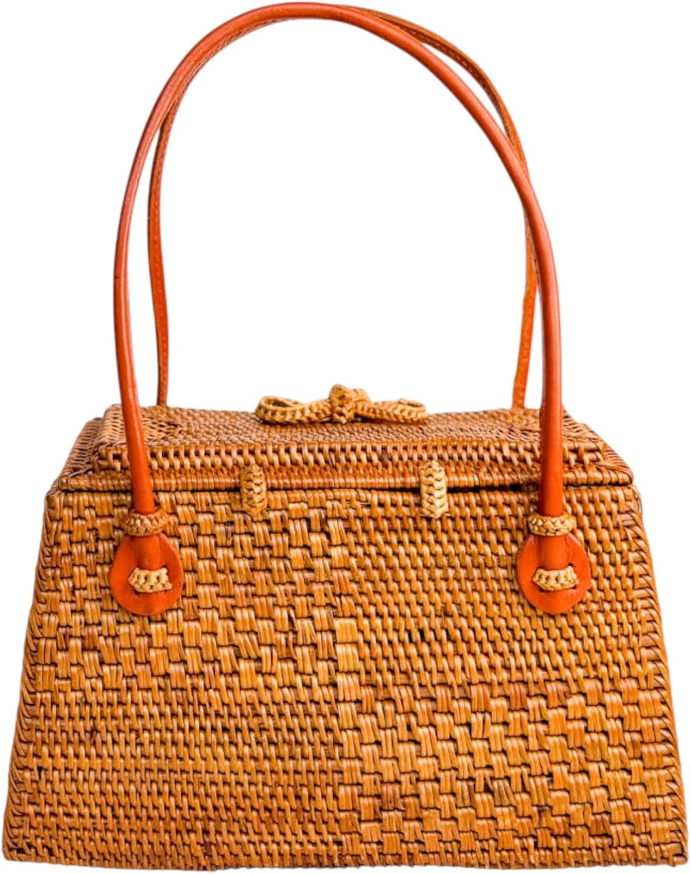 Utama Rattan Bag - Handmade Crossbody Wicker Woven Purse