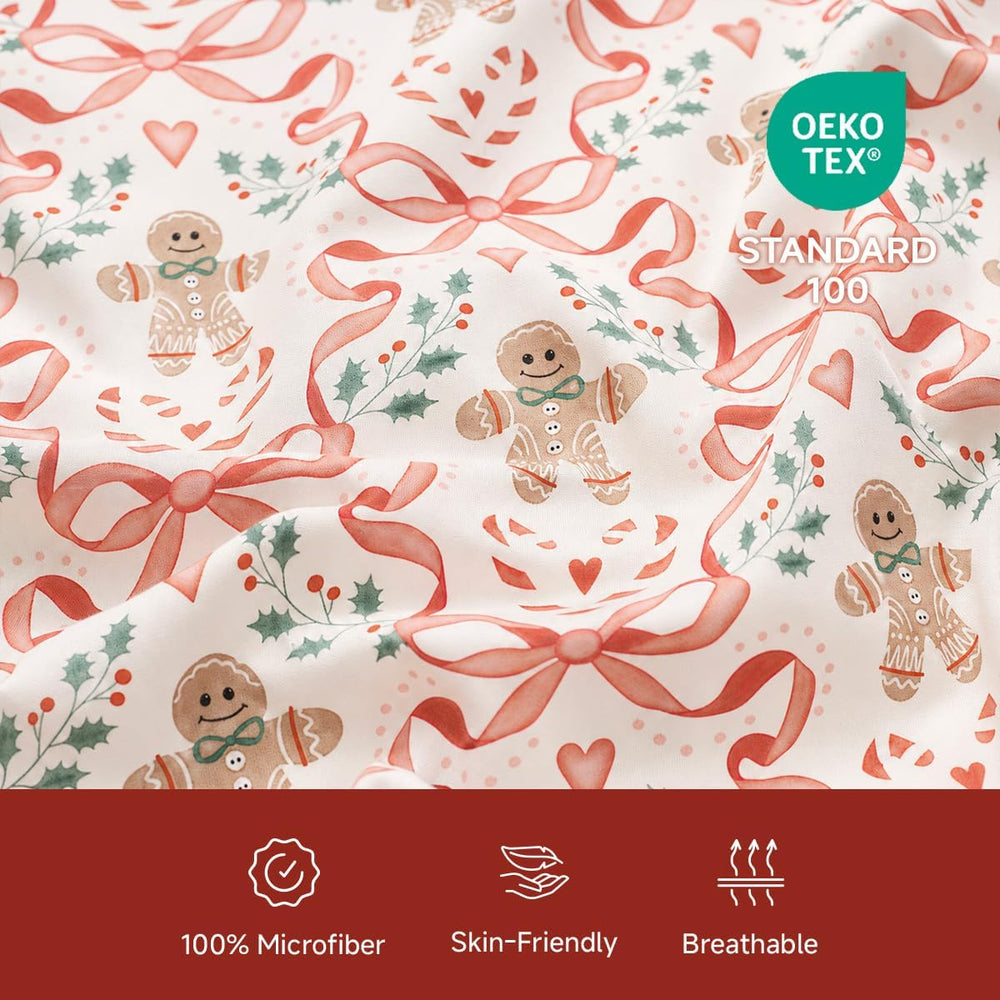 Christmas Comforter Set Full Size,Christmas Bedding Set in a Bag