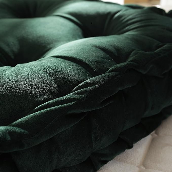 vctops Square Solid Color Velvet Seat Cushion - Image 7