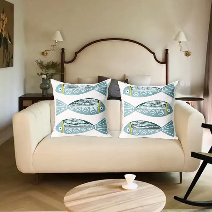 1 PCS Embroidered Throw Pillow Cover Cotton Decorative Square Cushion Cases - Image 7