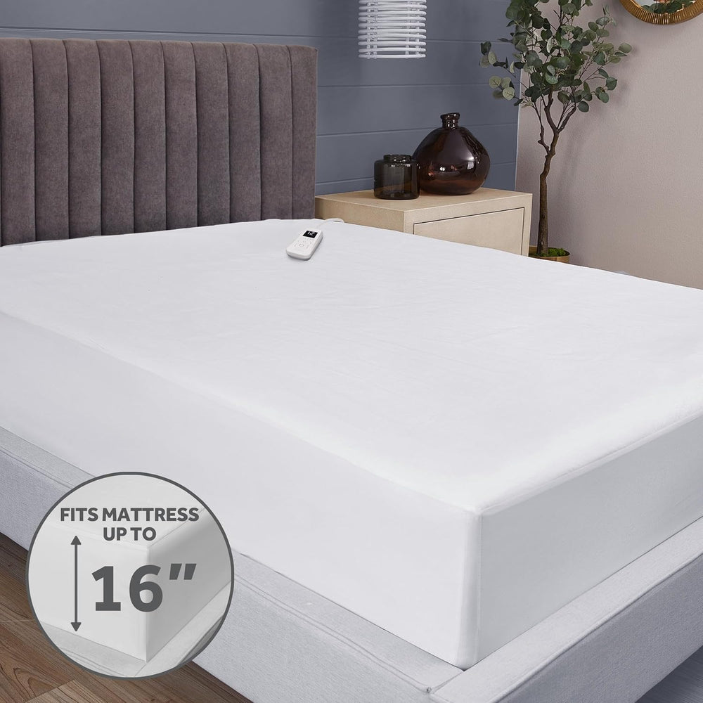 Sunbeam Restful Memory Heated Mattress Pad, Twin 39 x 75 in