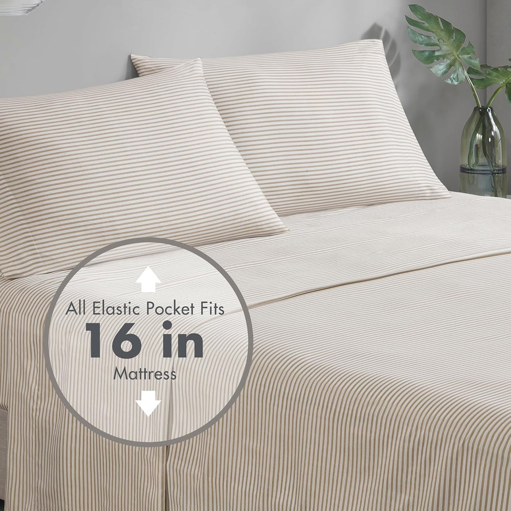 Madison Park Essentials King Comforter Set, Bed in A Bag Comforter & Shee...