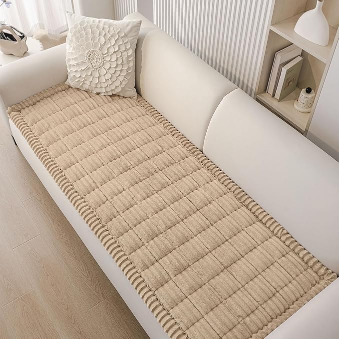 Smiry Couch Cover for Dogs Washable, Non Slip Fuzzy Pet Couch Covers for 3 - Image 9