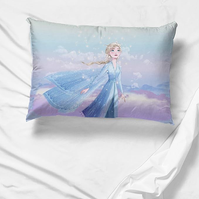 Jay Franco Disney Frozen Sisters 1 Single Reversible Pillowcase Features Elsa & - Image 4