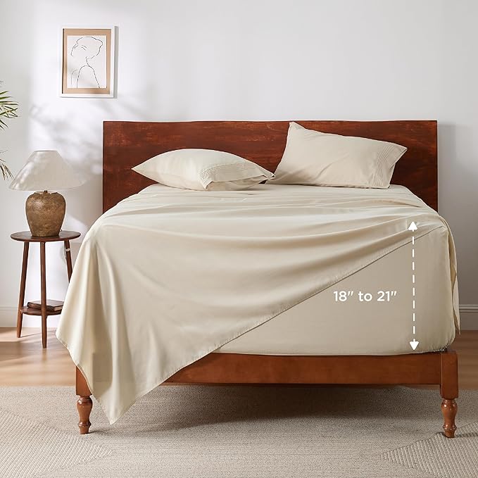 Bedsure Deep Pocket Queen Sheets Set - Image 8
