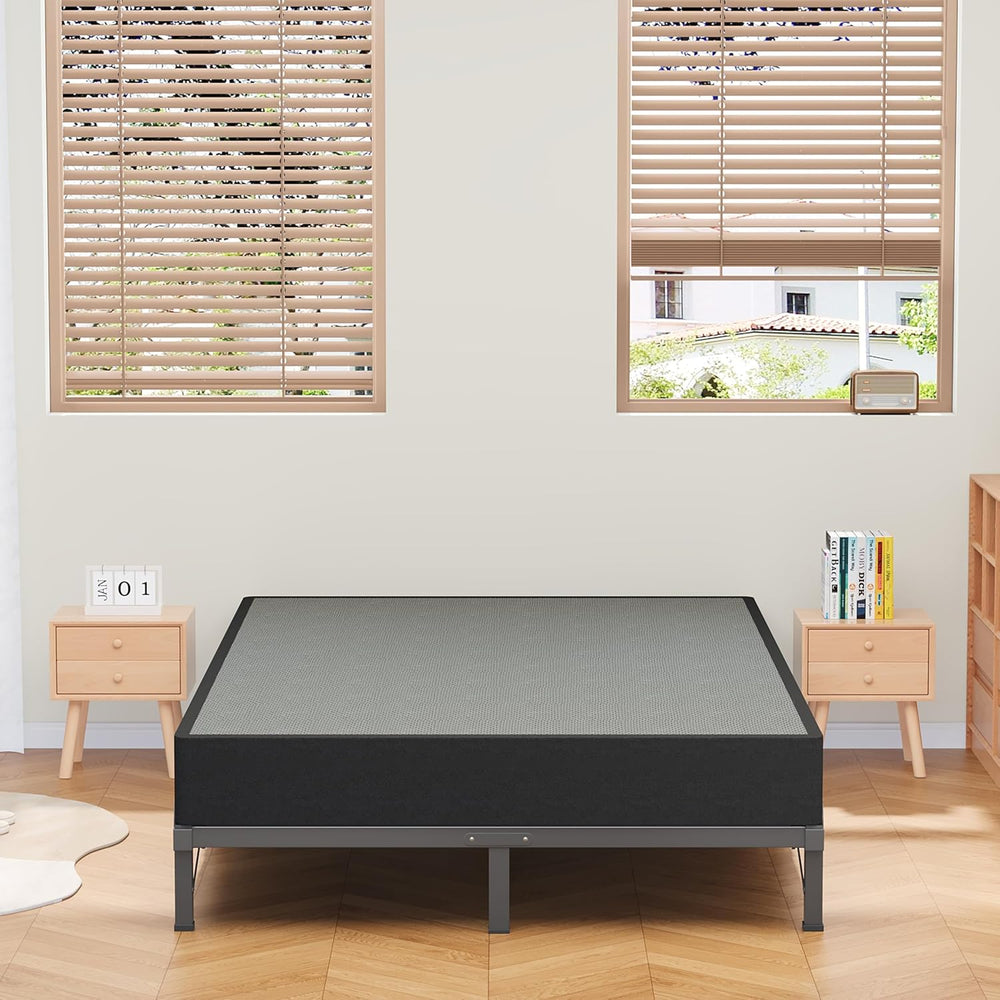 MAF Metal Bed Frame King 8 Inches for Box Spring, 9-Legs Support Basics