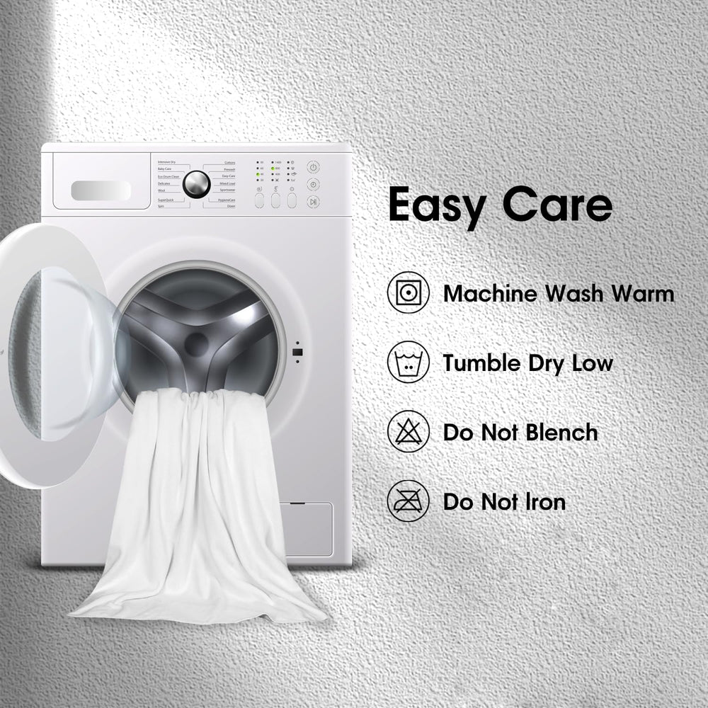 JML Microfiber Bath Towel Set with Hanging Loop, Grey, 30" x 60", 6...