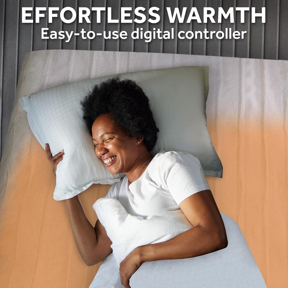 Sunbeam Restful Memory Heated Mattress Pad, Twin 39 x 75 in