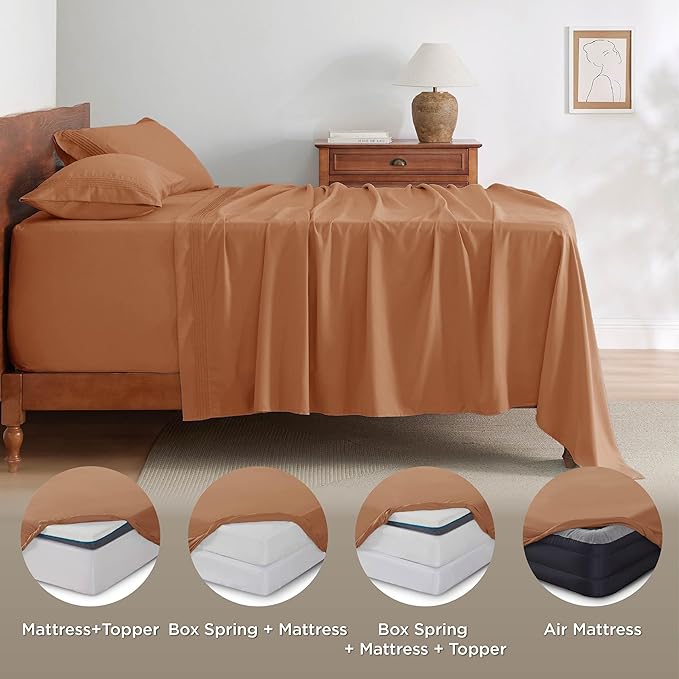 Bedsure Deep Pocket Queen Sheets Set - Image 9