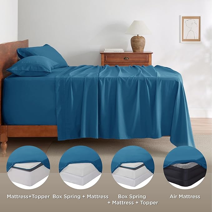 Bedsure Deep Pocket Twin Sheets Set - Image 8