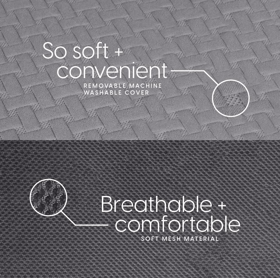Milliard Trifold Mattress, Cot Size, 6 inch, Portable Foldable Mattress with ...