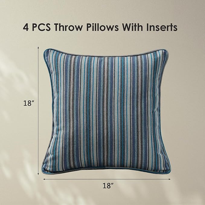 Sunbrella Decorative Outdoor Water Repellent Throw Pillows - Image 8
