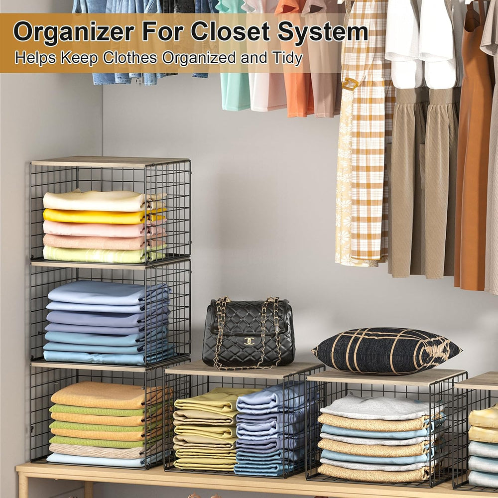 Widened and Heightened Large Capacity Closet Organizers And Storage Shelf