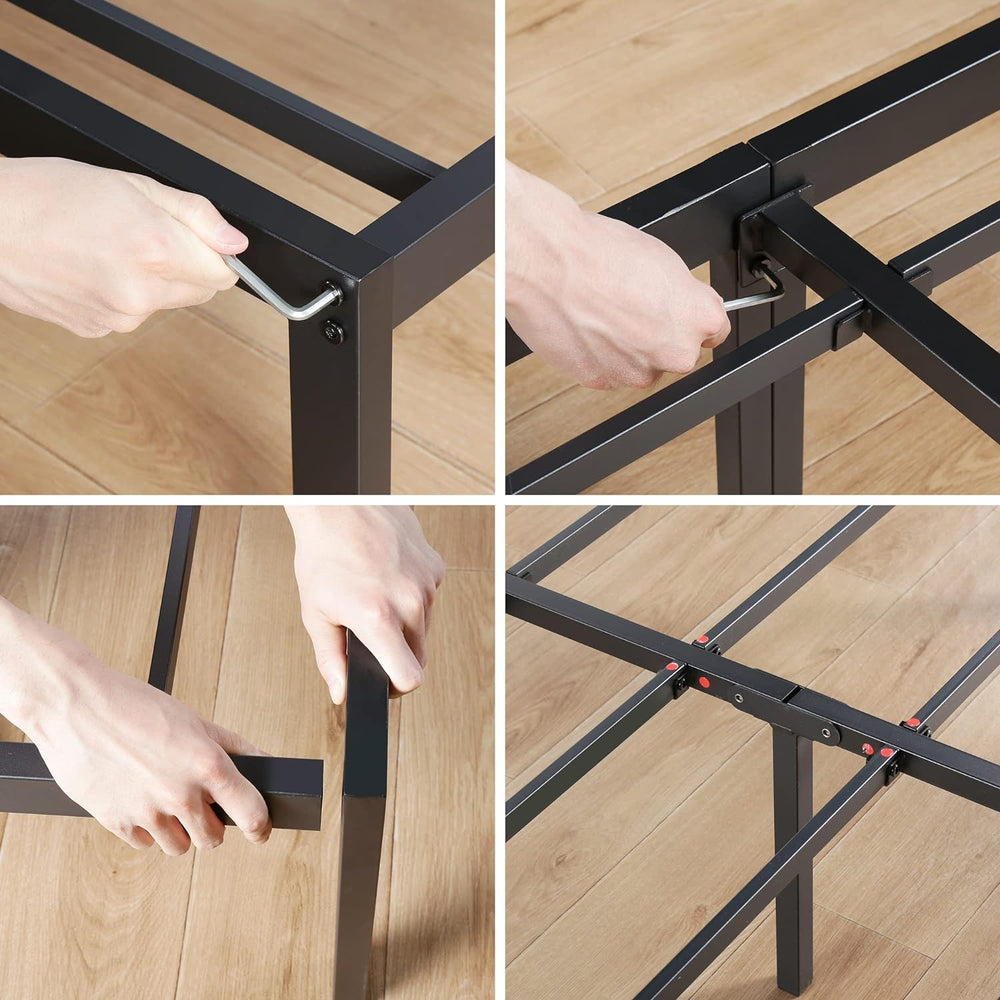 Olee Sleep 18 Inch Heavy Duty Steel Slat Anti-Slip Support, Easy Assembly Pla...