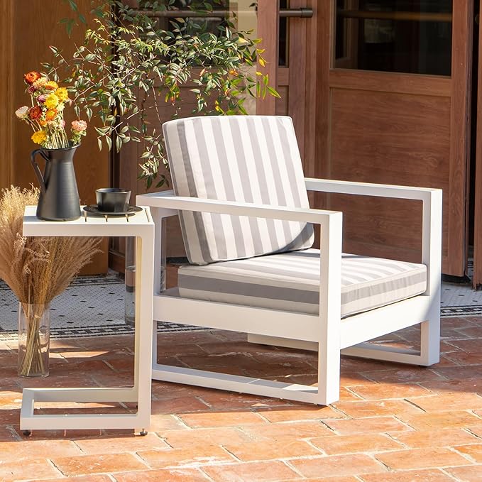 Outdoor Seat Cushions Set for Patio Furniture Thick Patio Cushion Set - Image 7