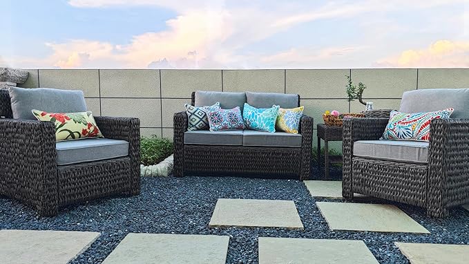 JMGBird Outdoor Lumbar Pillows Pack of 2 Outdoor Decorative Pillows - Image 7