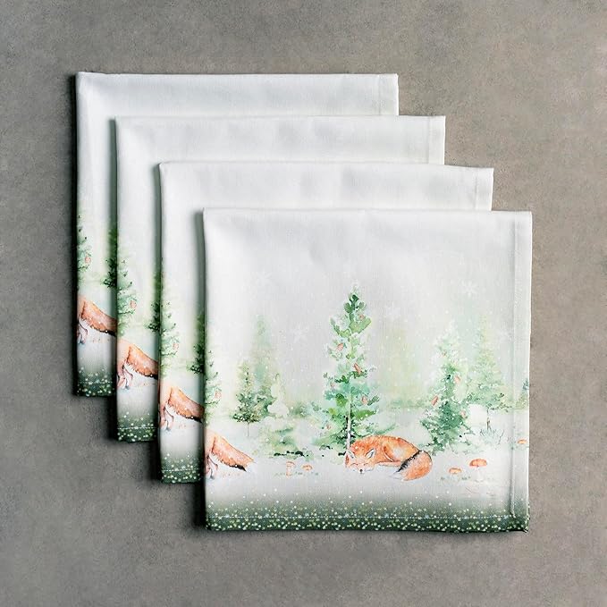 Maison d' Hermine Cloth Napkins Set of 4 100% Cotton - Image 9