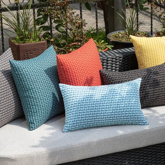 Kevin Textile Outdoor Waterproof Throw Pillow Covers Pack of 2 Farmhouse - Image 8