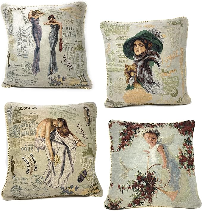 Tache Tapestry Throw Pillow Covers 18x18 Decorative Boho Farmhouse Decor Square - Image 9