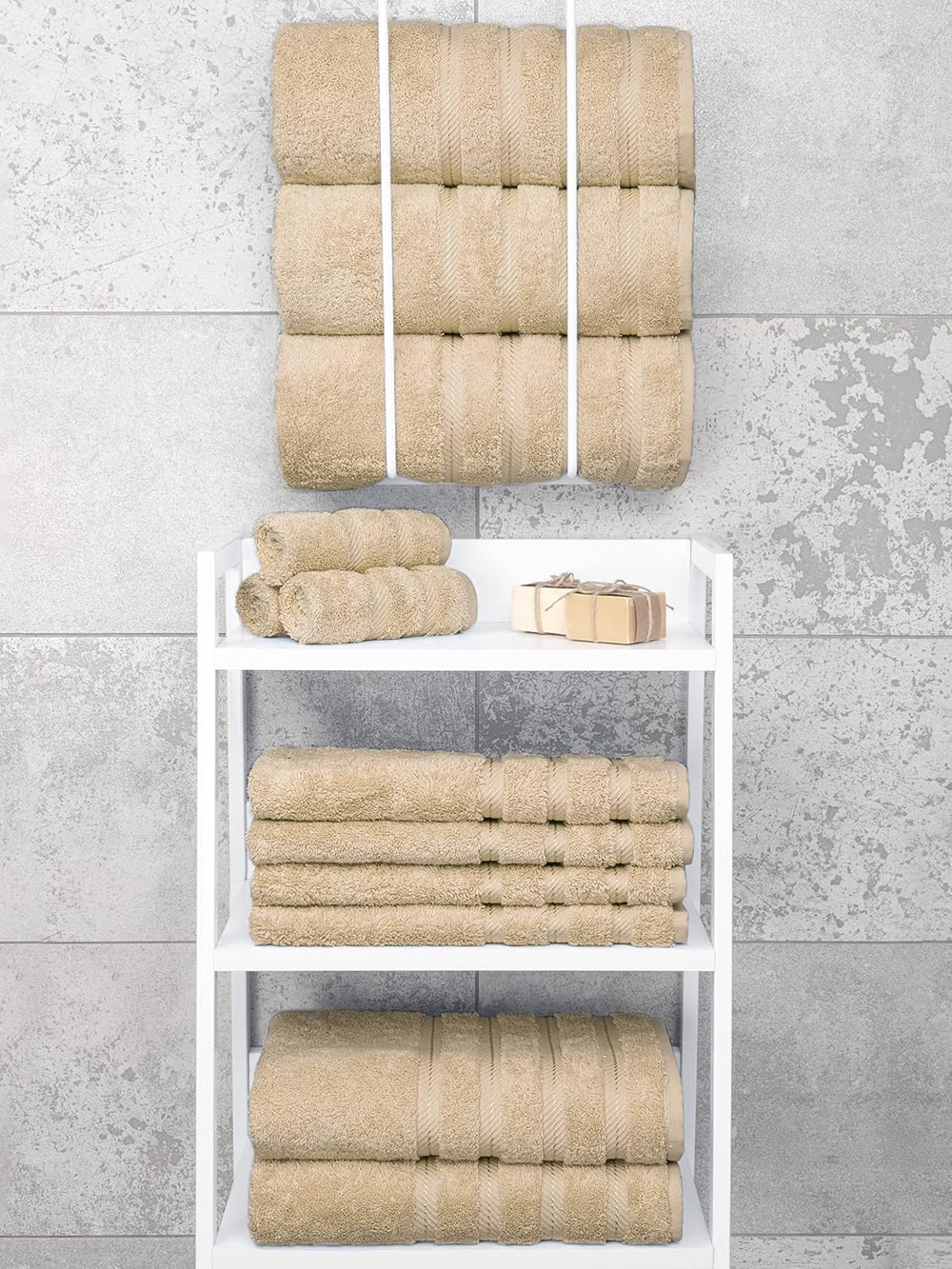 American Soft Linen 100% Cotton Luxury Turkish Towels, 4 PC Bath Towel Set