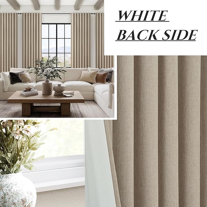 Extra Long Custom 105 Inch Curtains, 100% Blackout Curtains - Image 7