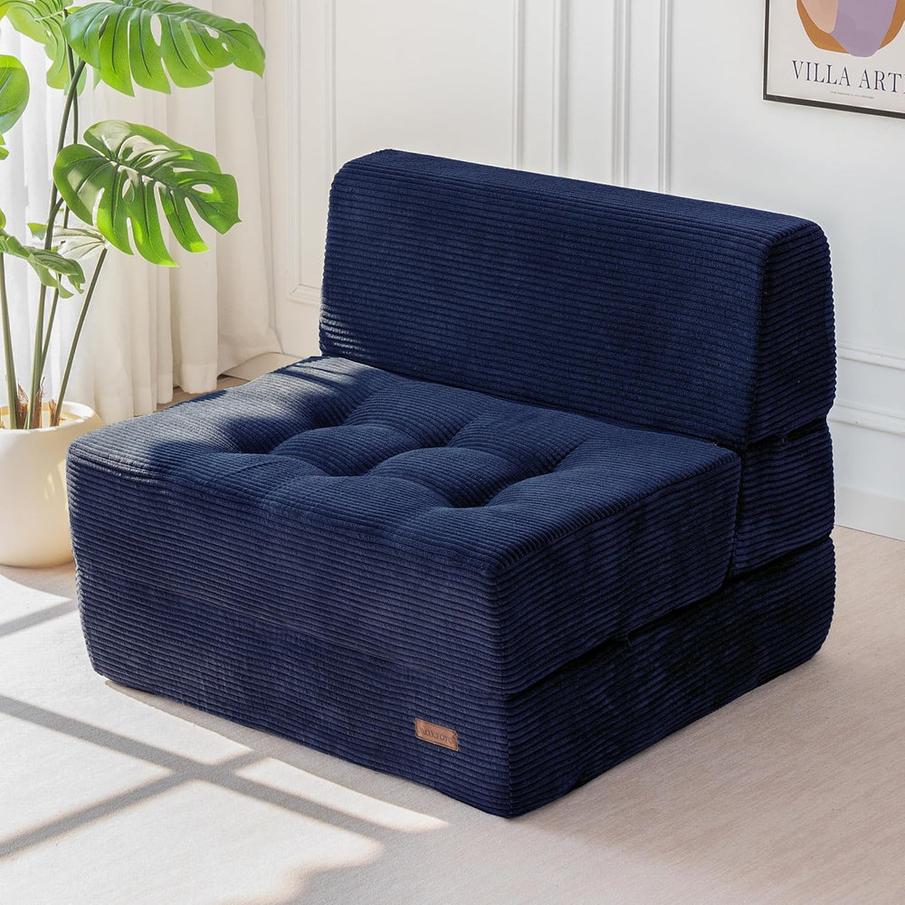 MAXYOYO Folding Sofa Bed, 8-Inch Fold-Out Chair Bed, Single