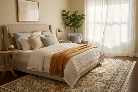 Transform Your Space: Essential Guide to Bedding, Rugs, and Curtains