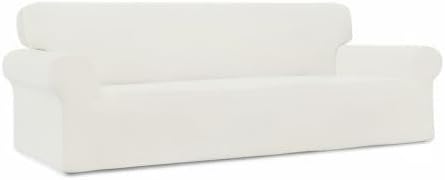 Easy-Going Stretch 4 Seater Sofa Slipcover 1-Piece Sofa Cover Furniture - Image 9