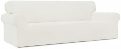Easy-Going Stretch 4 Seater Sofa Slipcover 1-Piece Sofa Cover Furniture - Image 9