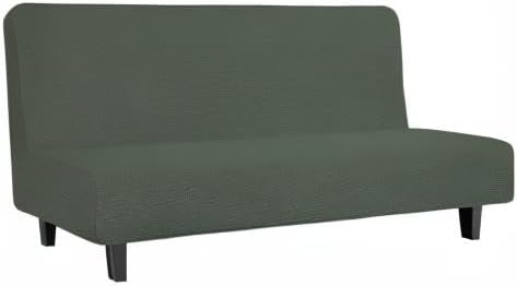Easy-Going Stretch Futon Slipcover Armless Futon Bed Cover Furniture Protector - Image 8