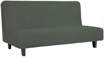 Easy-Going Stretch Futon Slipcover Armless Futon Bed Cover Furniture Protector - Image 8