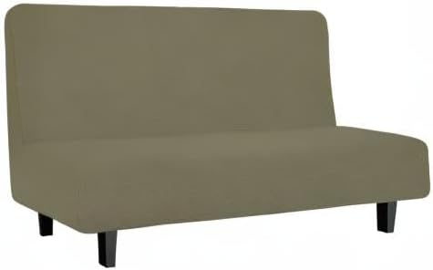 Easy-Going Stretch Futon Slipcover Armless Futon Bed Cover Furniture Protector - Image 9